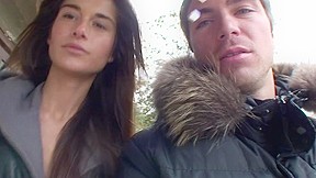 Nessa Devil in in-love couple making love in a homemade sex video