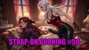 Strap On Gooning #5D: Melt for the Pegging Mistresses (Animated, Music, Text)