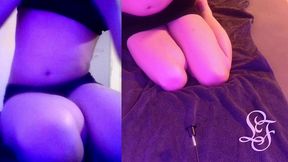 split screen anal toy exploration