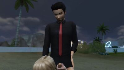 Ep3 - Deleted scene no1 - A Sims4 Story - Ryan fucks Simone on the beach