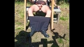 I am a horny cyclist. I masturbate my penis in public and ejaculate sperm.