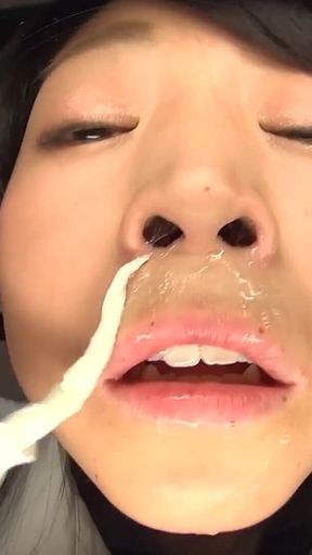 The Classroom Is Empty... and Ami Utada Drips Snot From Her Nose Straight Onto Your POV Screen