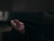 Playing with my dick at the office and getting caught