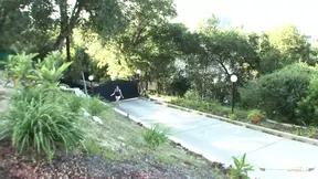 Old man's sexy assistant desires his attention in her wet snatch