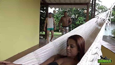 Cris Brasil em dupla penetração - DP