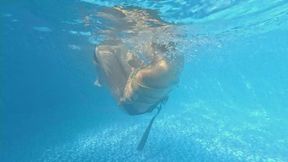 LATINA TIED AND SUBMERGED