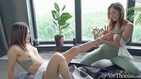 Isabella D And Chica Minori Hot Yoga