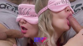 Stepmom gives a juicy blowjob and gets a creampie