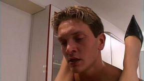 ITLE: Italian MILFs get railed by young stud in explicit scene