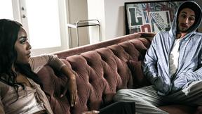 ”Petite ebony hot girl bares big ass for interracial sex with ex Boyfriend”