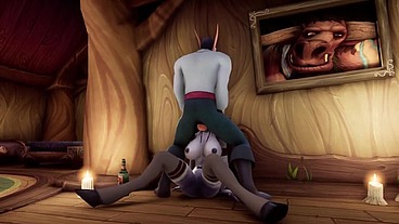 The witch is feeling down - Warcraft Porn Parody