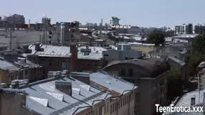 Blond babe gets ass drilled and loves it