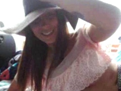 Amateur striptease and Solo masturbation