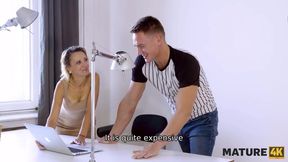 Mature Woman Seduces with Experience and Charm in Intense Encounter