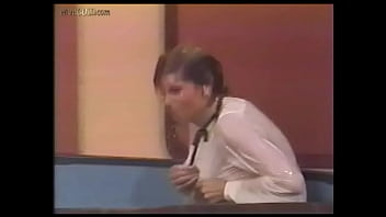 Female TV Host soaked on Live TV SHOW at 70s