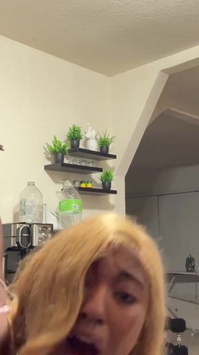 Fijii Pornbox Fucking Stepdad in the Kitchen While Stetemoms at Work