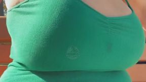 Huge Tit MILF at Public Park