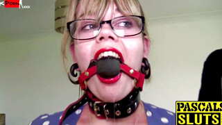 Lovely Madison Stuart bound for maledom dick insertion