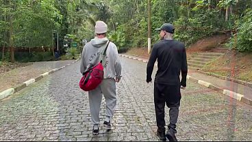 Fodendo gostoso com o personal no parque