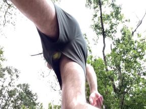 Andrew outdoor penis sex public park jerk off hairy penis sex