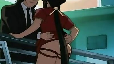 Hairy babe Rie-chan gets wild with her sensei in a steamy outdoor pissing session