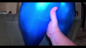 Shiny Cameltoe Tease, Hard Spanking, Deep Blowjobs & Rough Doggy with Double Cumshot 302