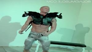 BoundMuscleJocks.com: Beautiful Sinclair licking Beau