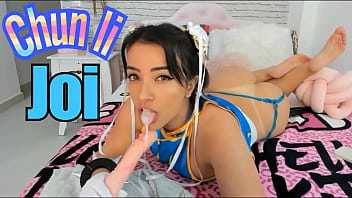 Chun Li cosplay dirty talking the hottest JOI JERK OFF INSTRUCTIONS TWERK AND CUM IN MOUTH