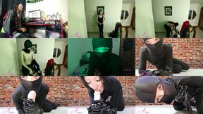 POV Ninja Woman Turns Into a Masked Thief Midnight Intruder Lesson