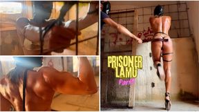 Prisoner Lamu - Part1 - BDSM, WHIPPING, BELTED, Muscle Super Woman Hard Trained