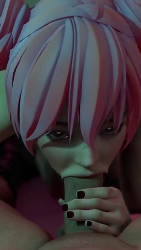 Bonny’s Club Bathroom Hunt - Deepthroat, Cowgirl & Hard Doggystyle Fuck in Neon Dreams