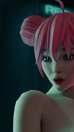 Bonny’s Club Bathroom Hunt - Deepthroat, Cowgirl & Hard Doggystyle Fuck in Neon Dreams