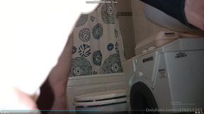 Sexy Nelly Solo in the Bathroom with Her Toy