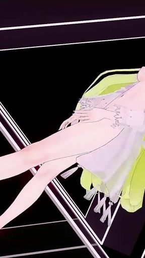 Azur Lane Janus Hentai Hot Sexy Dance Song Ha Aoa Mmd 3D Blonde Hair Color Edit Smixix