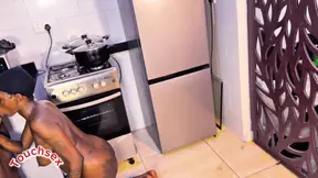 Married Couples Have Intimacy in the Kitchen