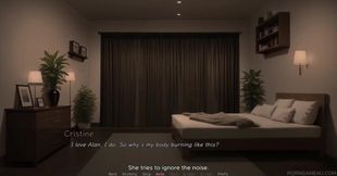 Late Night Temptation: Driven by Secret Desire - Ntr'ed by My Friend - #4 - Ai Porn Game