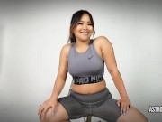 ASIAN DOM ASTRODOMINA GYM ASS WORSHIP - POV YOGA PANTS