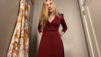 Sierra Ky's Naughty Try-On Haul in the Dressing Room