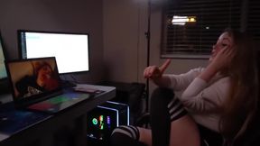teen 18+ Escort Reacts To Herself Having Sex On Video Then Gets Fucked Again