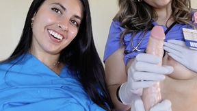 GG NAUGHTY BRATTY NURSE JOI Nurse Cherry & Nurse Luna, give you a JOI with a dildo. We tell you when to stop and go, and make you cum buckets! With a cum count down! Now listen to your nurses! We know whats best!