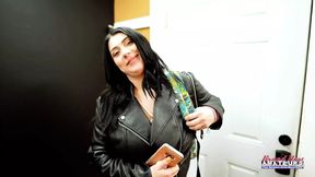 Brandnewamateurs - Curvy Huge Boobs Babe Fucks &amp; Sucks to Stardom!