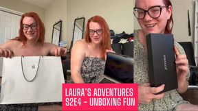 BBW Milf Laura Leslie BTS Porn Vlog - Unboxing Fun