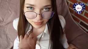 Student Valeria Sladkih mistakenly opens the door and gets screwed by a stranger for credit - the greatest XXX porn!