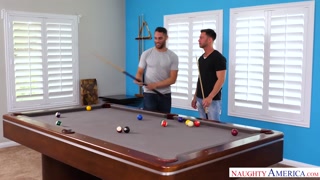 Lana Rhoades takes two dicks in a hot threesome - Naughty America