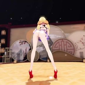 Sexy Maid Girl Dancing + Sex With Insect (3D HENTAI)