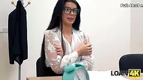 Loan4k. she pleaded a loan and her pussy transferred the tightness test