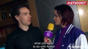 Stunning German Star Anike Ekina Takes on a Shy Bartender - A Must-See Encounter!