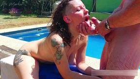 le rompo el culo y le cojo los pies a katrina punk al aire libre