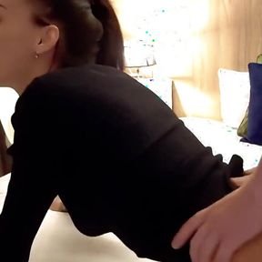 Ultimate POV Deepthroat Sultry Brunette Babe