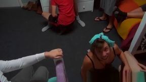 Horny dude gets it deep in his asshole from his dorm buddy